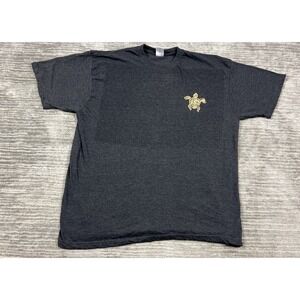 Tribal Turtle Art Shirt Mens 3XL Gray Short Sleeve Cotton Magic